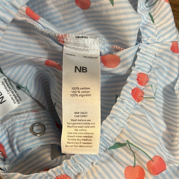 Just One You made by Carters Cherries Romper - Picture 5 of 5